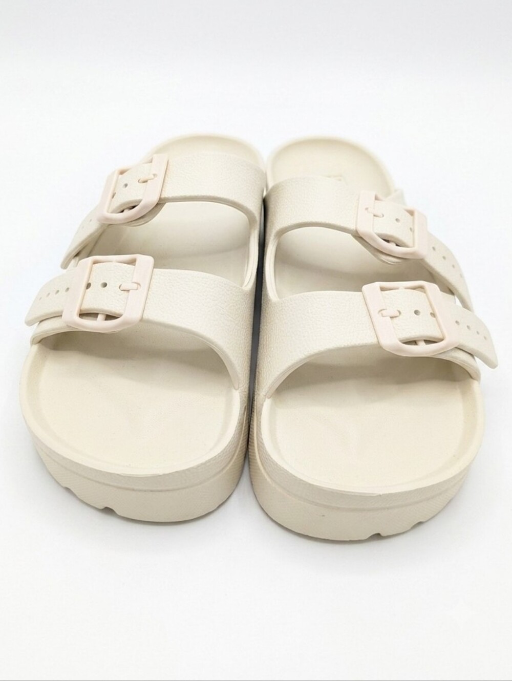 Cream Platform Slide Sandals / Comfort Mules Sz8 NWOT ⭐ FREE WITH ANY PURCHASE ⭐